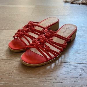 Madewell knotted block heel sandals